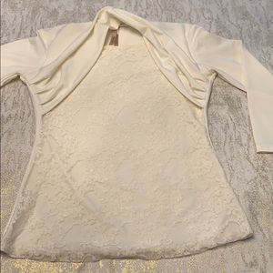 Gorgeous lined lace silky top